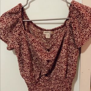 Monteau Los Angeles Floral Top